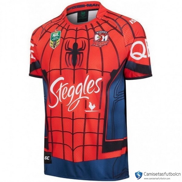 Camiseta Sydney Roosters Spider Man 2017-18 Rojo